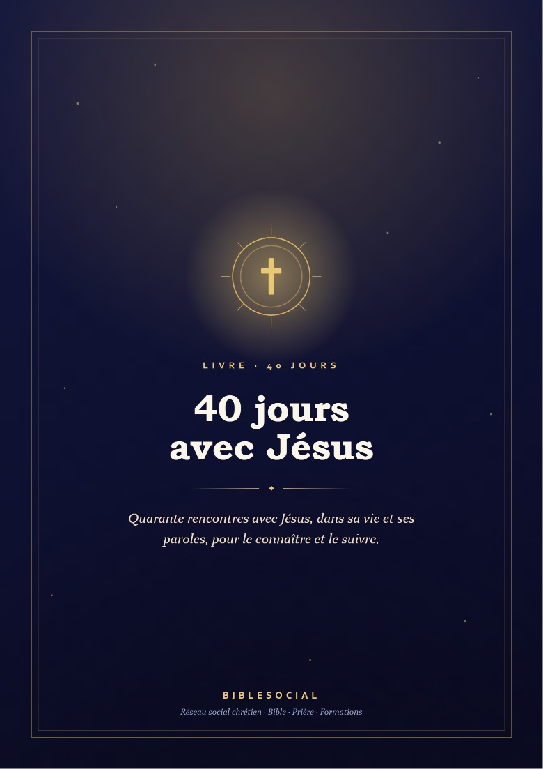 Couverture de 40 jours avec Jésus