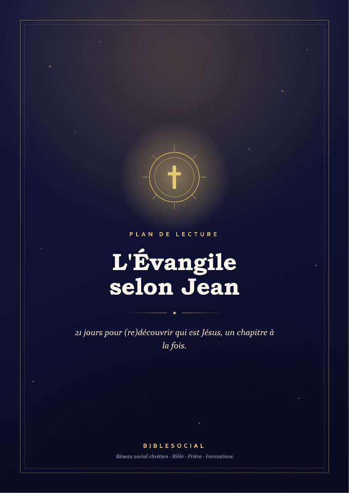 Couverture de L'Évangile selon Jean en 21 jours